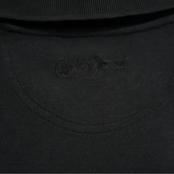 BOBBY JONES Players 100% Peruvian Cotton Black Fallen Oak Golf Polo Size XL - Picture 3 of 7
